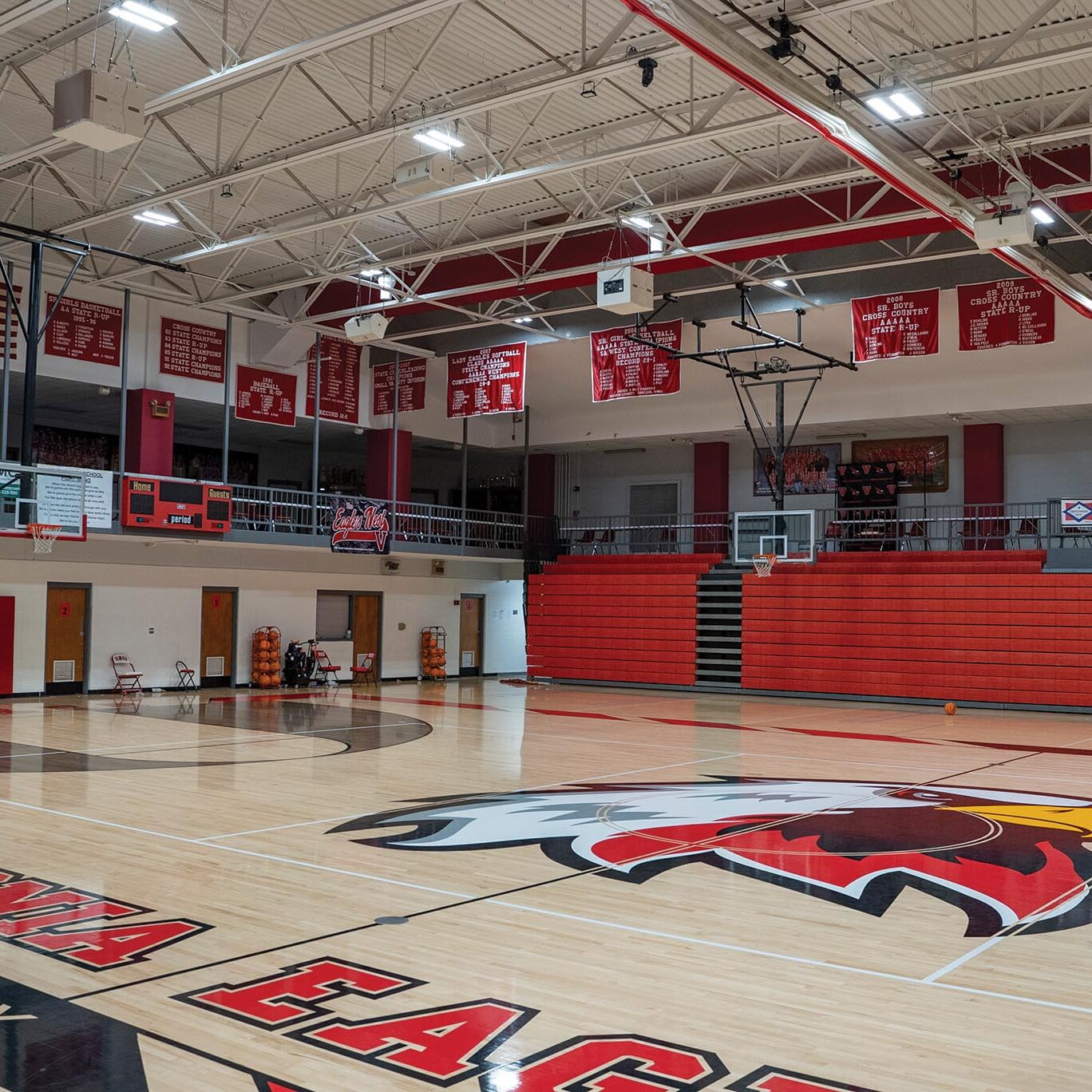 Vilonia School Gym with Updated Lighting